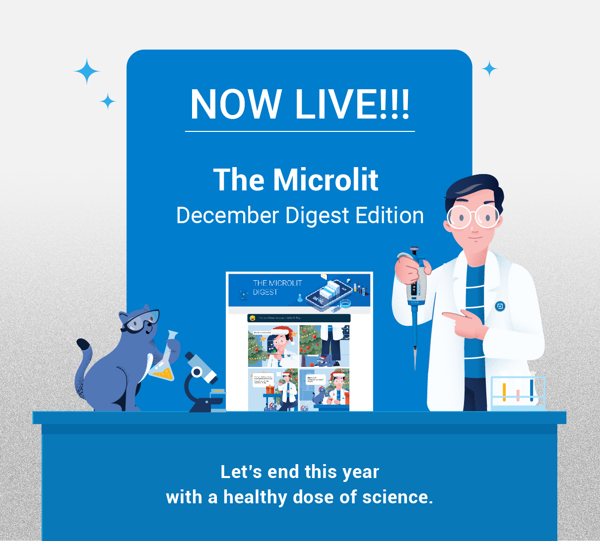 Celebrate Christmas & New Year by reading the latest edition of Microlit Digest!