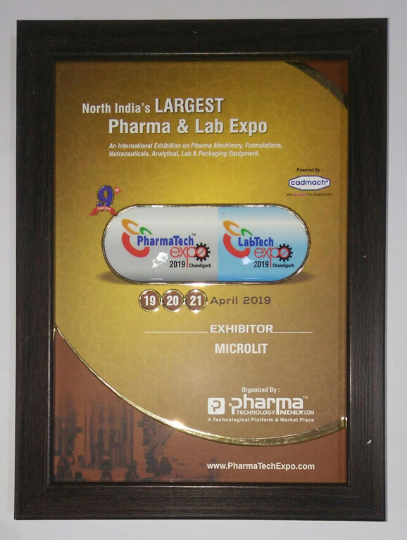 Pharma Tech Expo 2019, Chandigarh (India)