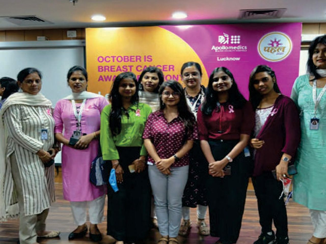 Breast Cancer Awareness Event at Apollo Medics, Lucknow