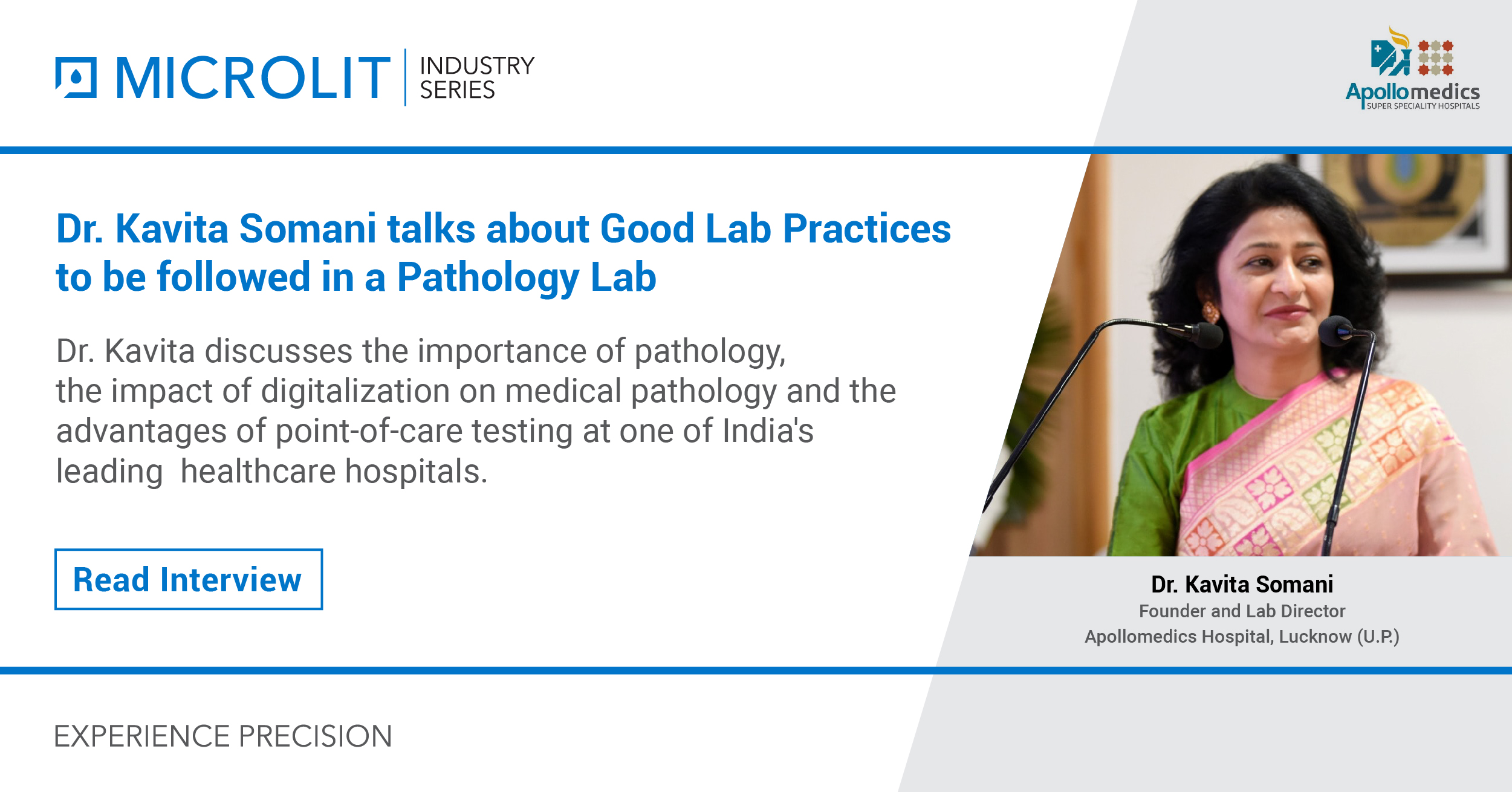 Dr Kavita discusses about Good Lab Practices, Importance of Pathology and Impact of Digitalization on Medical Pathology and much more