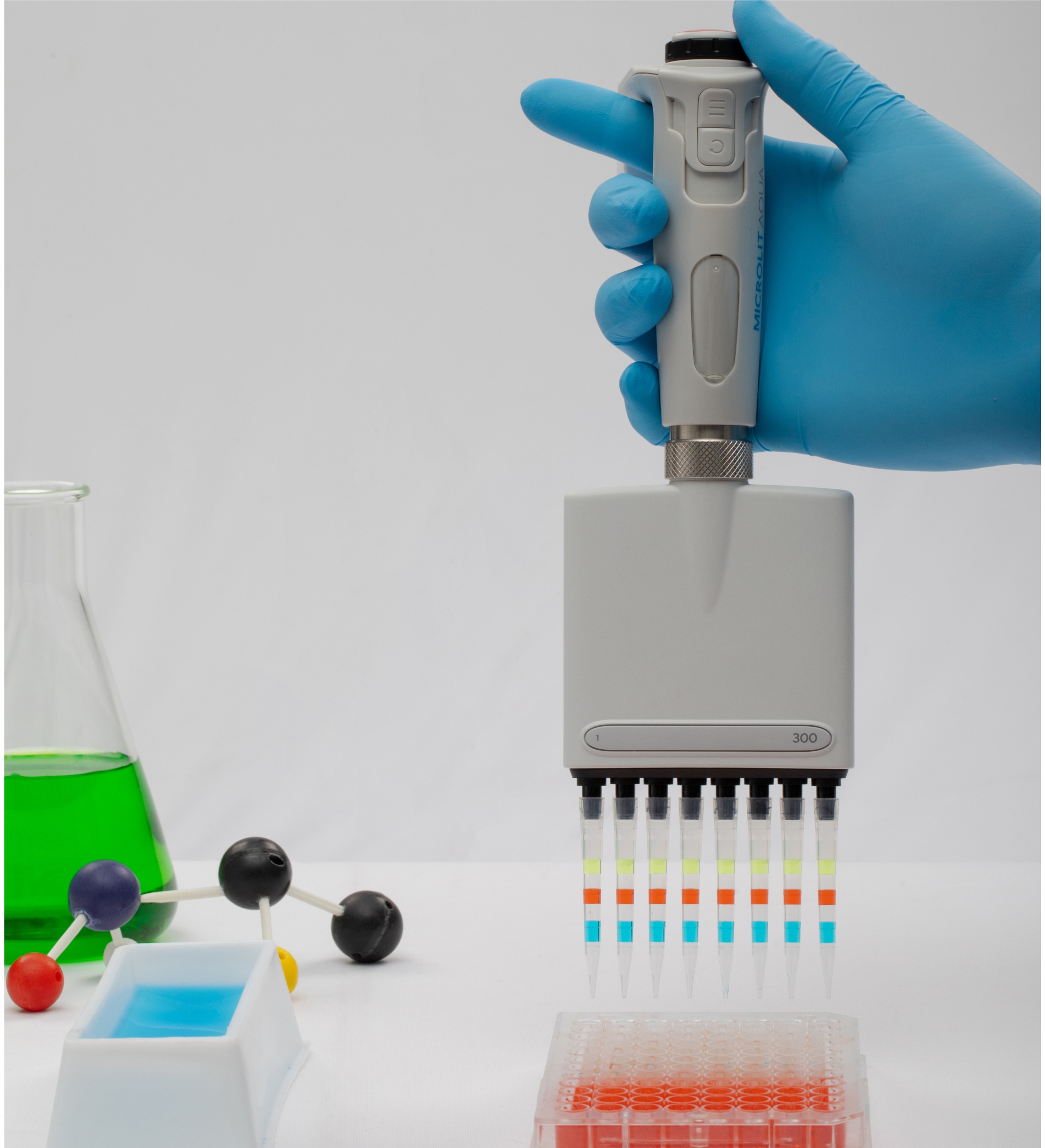 AQUA Multi Channel Electronic Micropipette (8 Channel & 12 Channel)