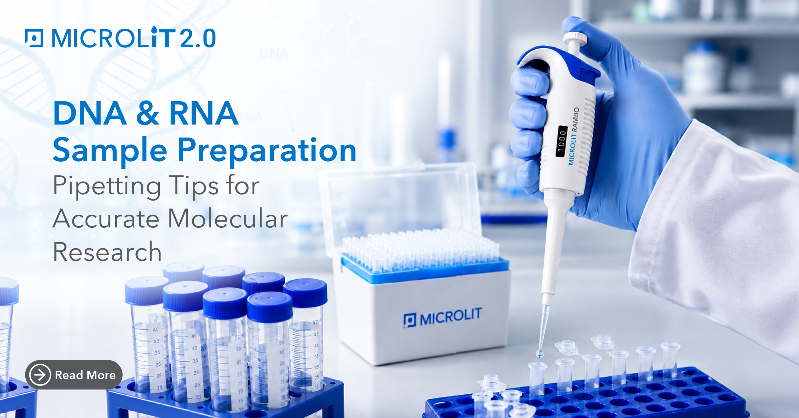DNA & RNA Sample Preparation: Pipetting Tips for Accurate Molecular Research