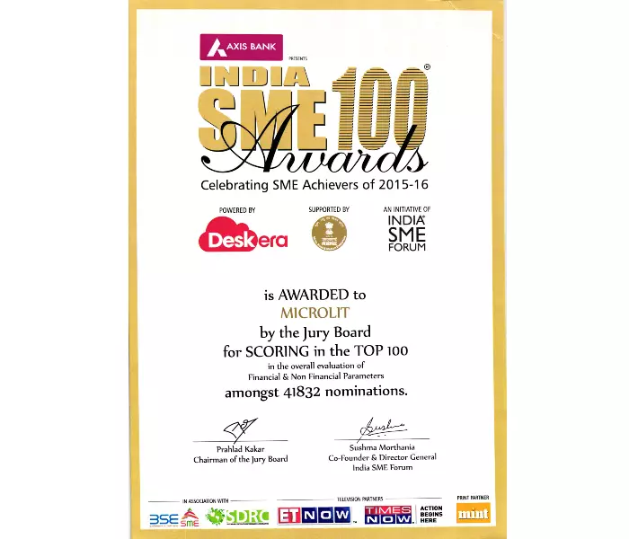 India SME 100 Awards