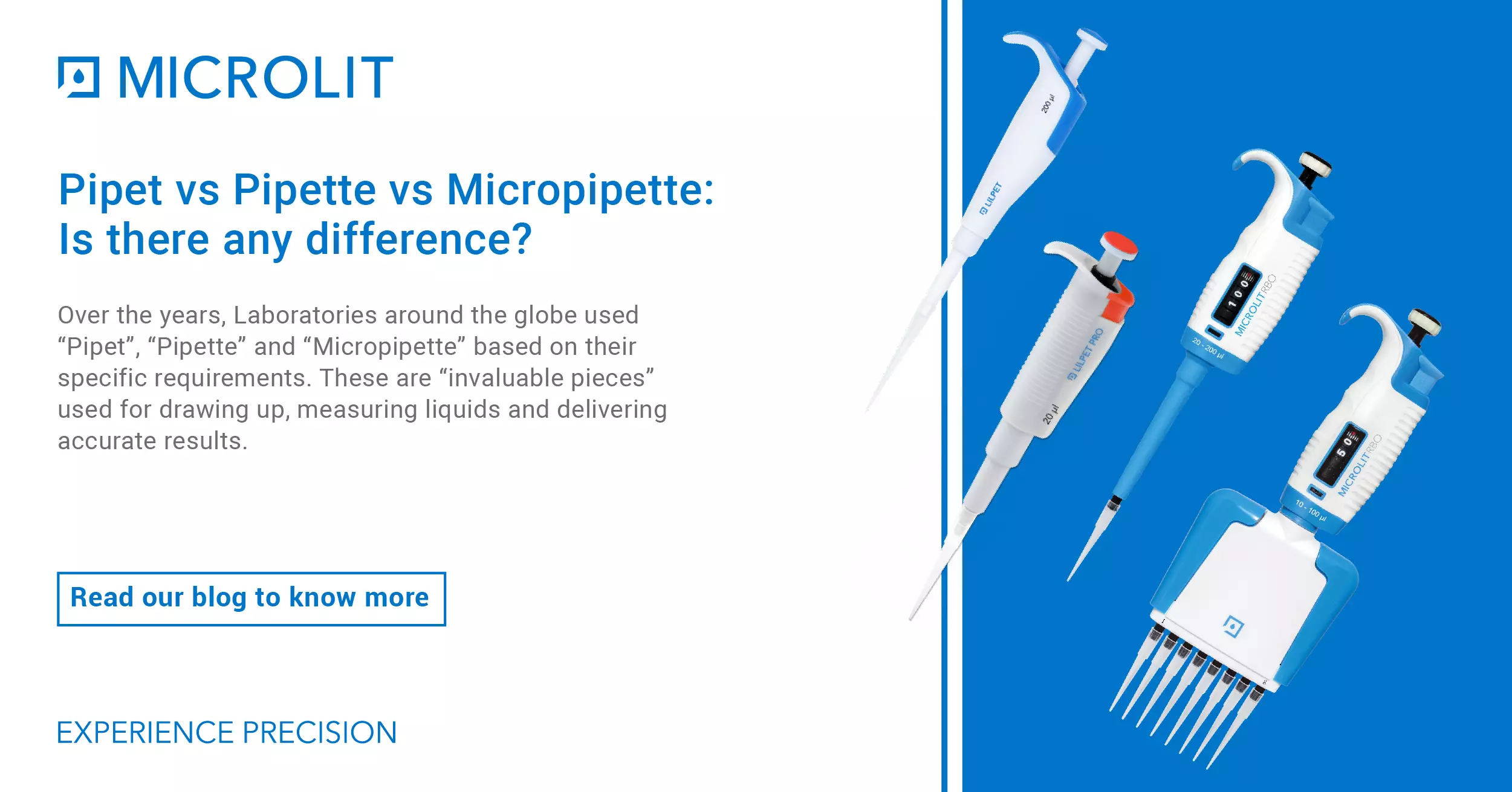 Pipet vs Pipette vs Micropipette: Is there any difference?