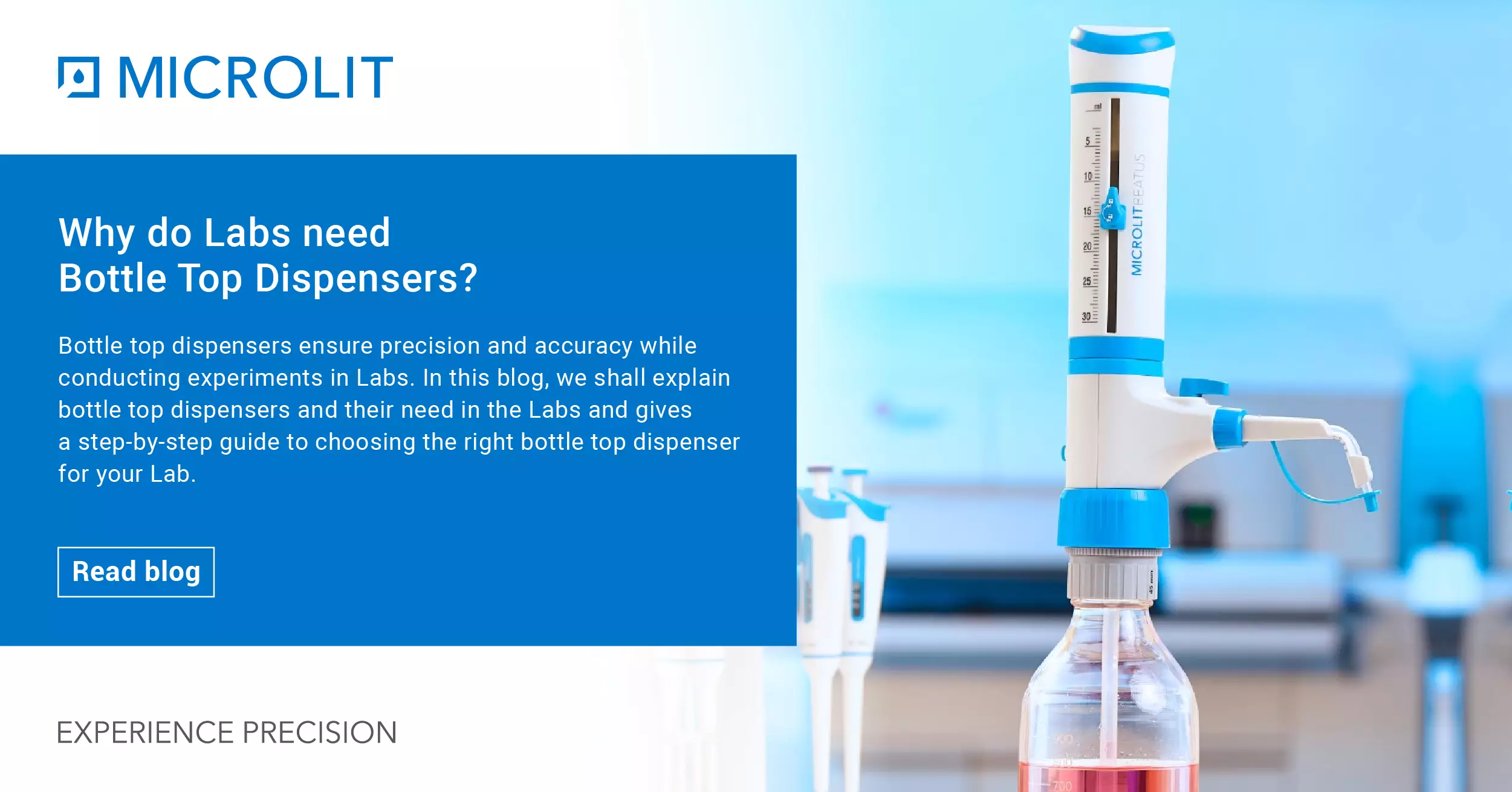 Why do Labs need Bottle Top Dispensers?