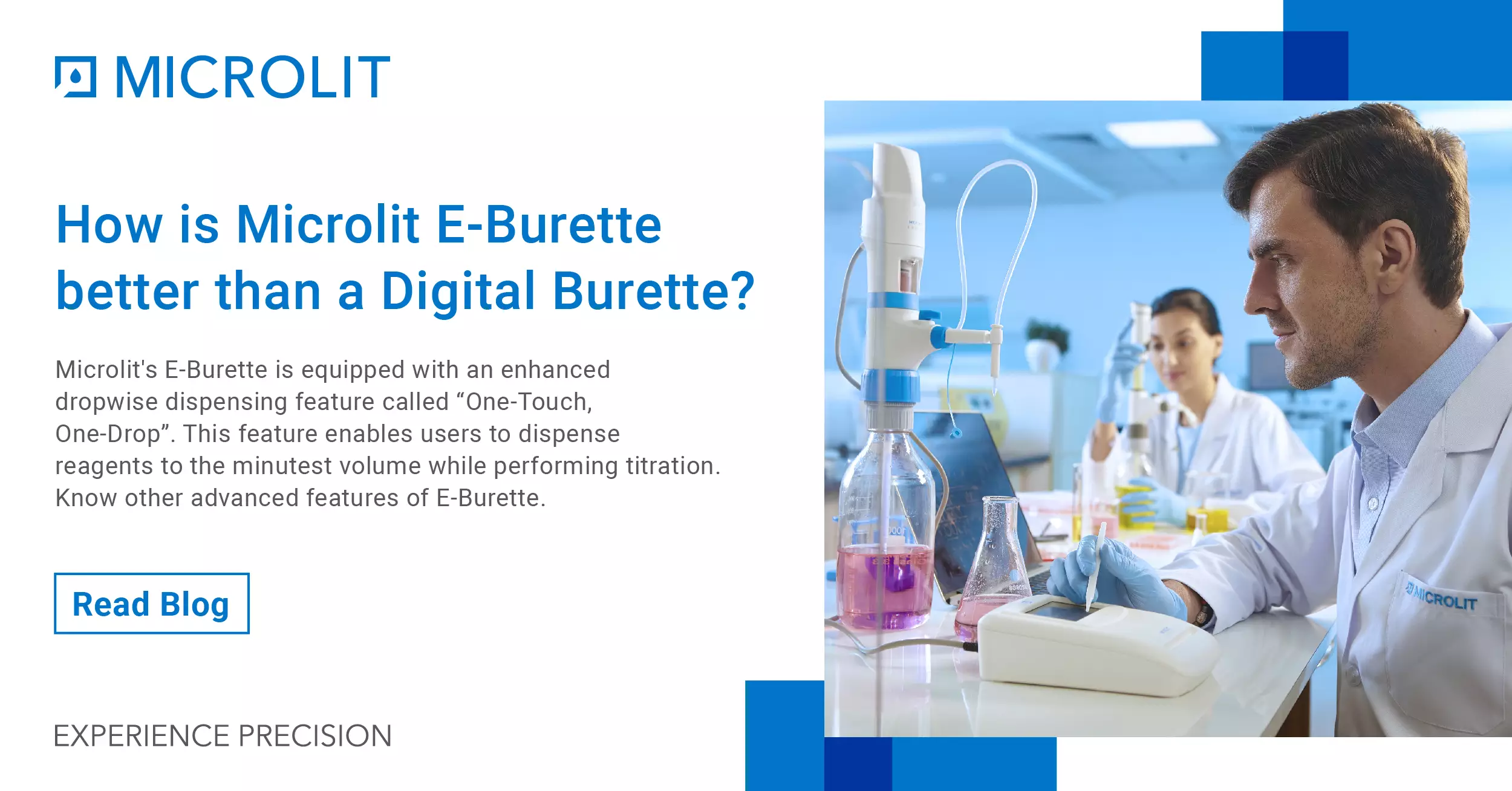 How is Microlit E-Burette better than a Digital Burette?